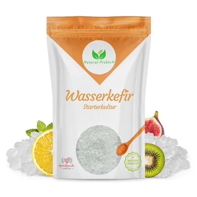 Beutel mit lebenden Wasserkefir-Kristallen von Natural Probio